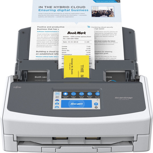Ricoh Fujitsu Scansnap Ix1600 S - Scanner - Desktop - Color, Grayscale, Monochrome, Automatic (Color/Grayscale/Monochrome Detection) - Fast Scans Up To 40 Ppm/80 Ipm (A4-Size Documents, Color, 300Dpi) 33% Faster Than Its Predecessor - PA03770-B615