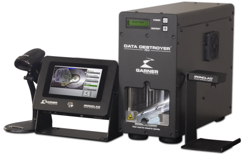 DestructData PD-5SSD HDD/SSD Crusher including the Ironclad verification and reporting system - DDA-PD-5SSD-IRONCLAD