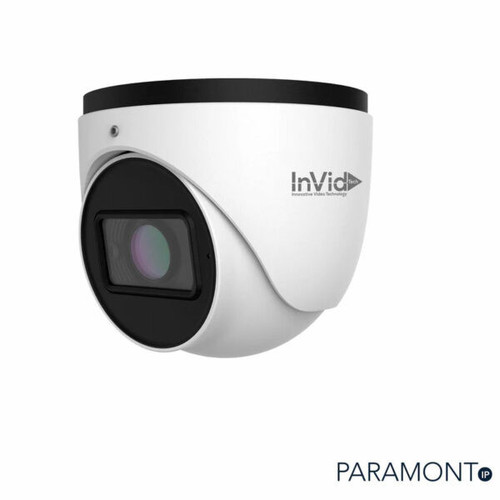 INVID 4 Megapixel IP Plug & Play, Outdoor Turret, Motorized Auto-Focus, IR Range up to 164 , WDR, Audio Input/Output, Built-in Mic, SD Card Slot, DC12V/PoE - PAR-P4TXIRA2812NH-AI