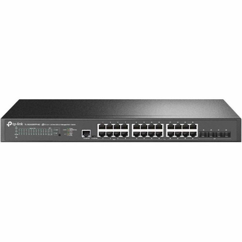 TP-Link JetStream 24-Port 2.5GBASE-T and 4-Port 10GE SFP+ L2+ Managed Switch with 16-Port PoE+ & 8-Port PoE++ - TL-SG3428XPP-M2