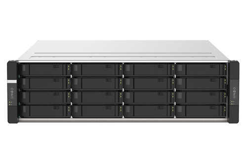 Qnap GM-1000 enclosure: 3U rackmount, 16 x 3.5-inch SATA drive bays, 2 x 770W power supplies