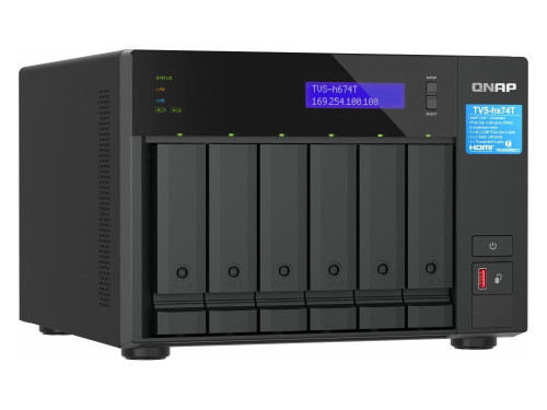 Qnap Intel Core I9 16-CORE 8 Performance Cores + 8 Efficient Cores /24-THREAD PROCESSPR 64GB DDR4 RAM Max 64GB 8 X 2.5IN/3.5IN SATA HDD/SSD + 2X M.2 PCIe GEN4 X4 Slots SSD Slot 2X 2.5GBE LAN 2 X TBOLT 4 PT 2X USB 3.2 Gen 2 Type-A & 1 X USB 3.2