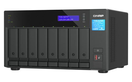 Qnap Intel Core I9 16-CORE 8 Performance Cores + 8 Efficient Cores /24-THREAD PROCESSPR 64GB DDR4 RAM Max 64GB 8 X 2.5IN/3.5IN SATA HDD/SSD + 2X M.2 PCIe GEN4 X4 Slots SSD Slot 2X 2.5GBE LAN 2 X TBOLT 4 PT 2X USB 3.2 Gen 2 Type-A & 1 X USB 3.2