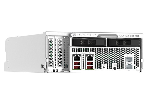 Qnap Intel Xeon E-2234 4 cores/8 threads 3.6 GHz processor (Bursts up to 4.8 GHz), 8 GB DDR4 ECC UDIMM memory (2 x 4 GB), 2 x NVMe Gen3 x2 M.2 slots, 2 x