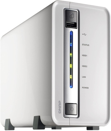 Qnap 2-Bay iSCSI Hotswapped NAS, Marvell 800MHz, 256MB RAM