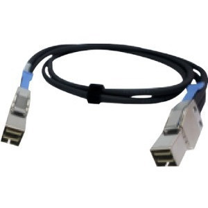 Qnap Mini SAS 12G cable (SFF-8644), 1.0m,ES/EJ series, TVS-ECx80U-SAS series, REXP-x20U series,0.5 year