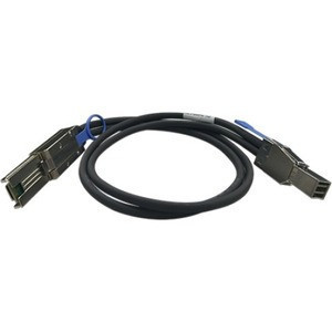 Qnap Mini SAS cable (SFF-8644 to SFF-8088), 1.0m,ES/EJ series, TVS-ECx80U-SAS series, REXP-x20U series,0.5 year