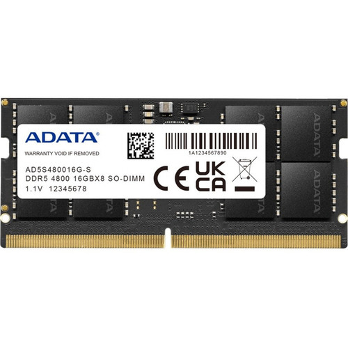 Adata 16GB DDR5 SDRAM Memory Module - GD5U5200716G-BSS