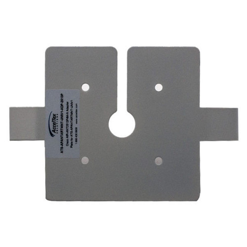 Acceltex Cisco AIR-ANT2513P4M-N Adapter Plate for the ATS-APANTARTMNT-UNIV1 allows the Cisco 2513P antenna to mount to the AccelTex AP and Antenna Articulating Mount. - ATS-APANTARTMNT-UNIV1-ADP-2513P