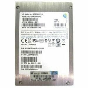 HPE 200 GB Solid State Drive - 3.5" Internal - SATA (SATA/300) - 636609-B21