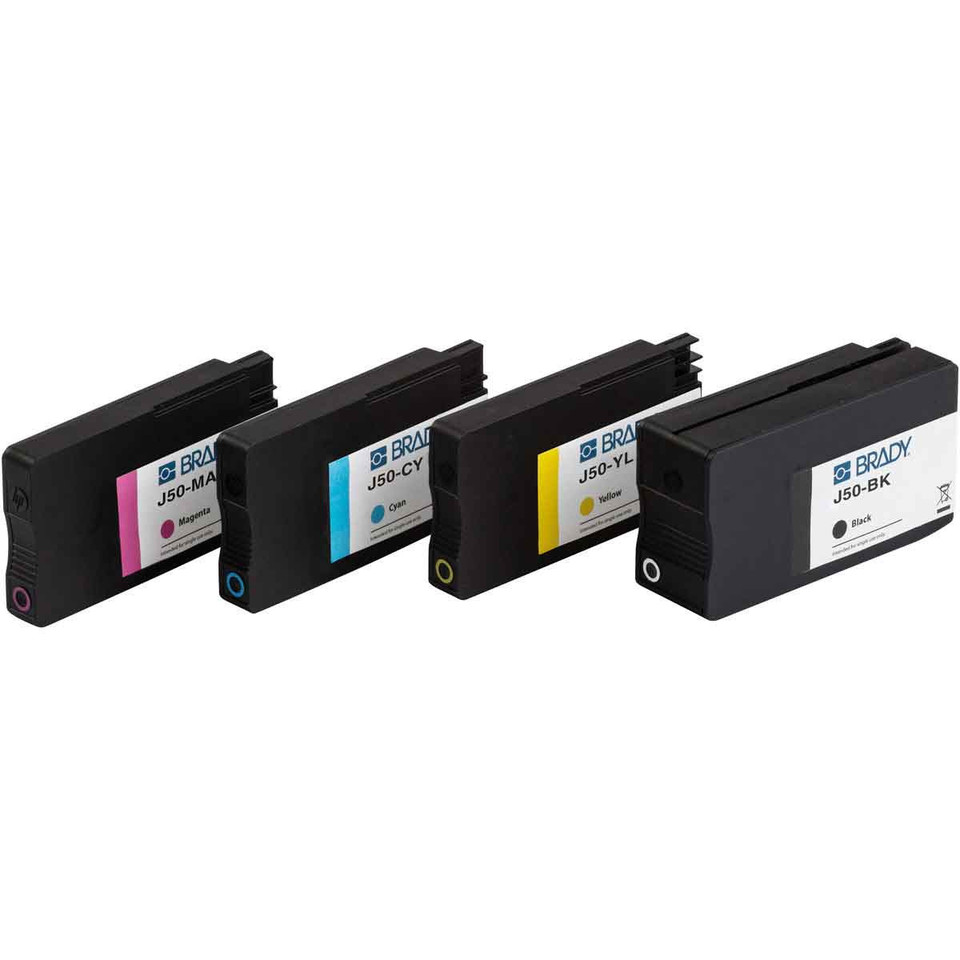 Brady J50 MULTI PACK INK CARTRIDGE - J50-CMYK