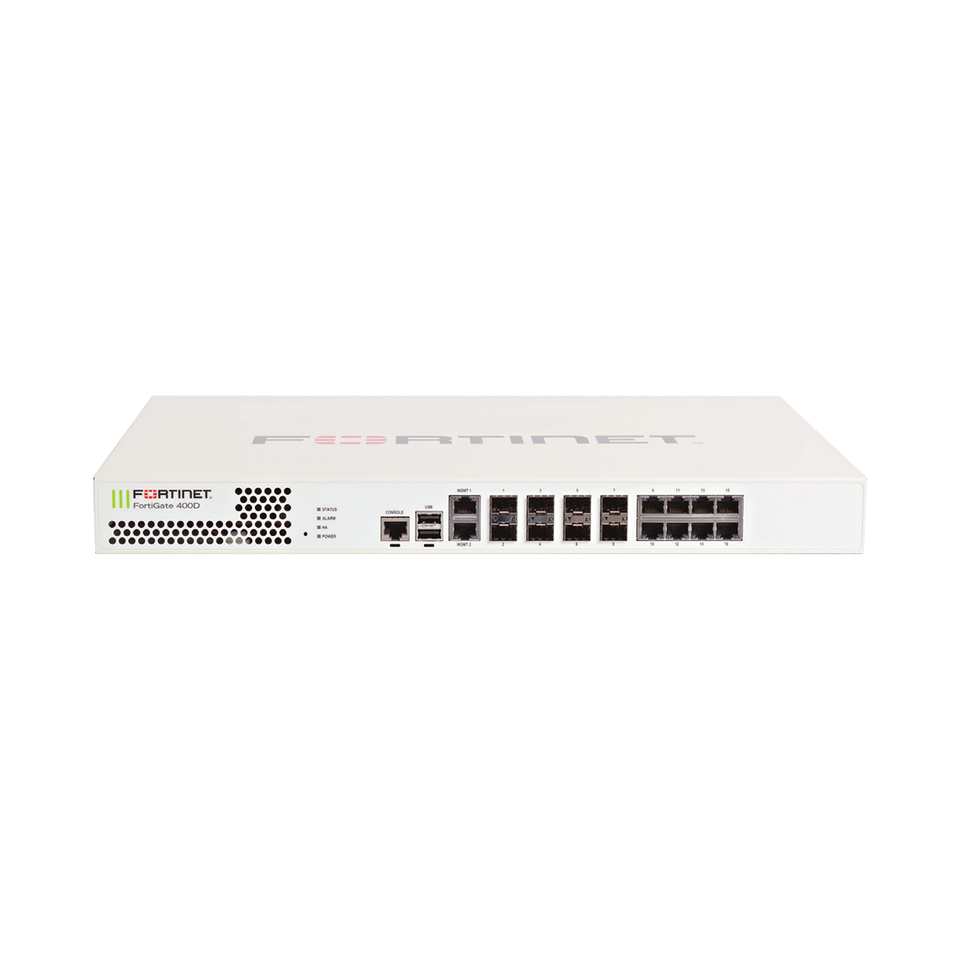Fortinet Bundle-10xGE RJ45 ports - FG-400D-LENC-BDL