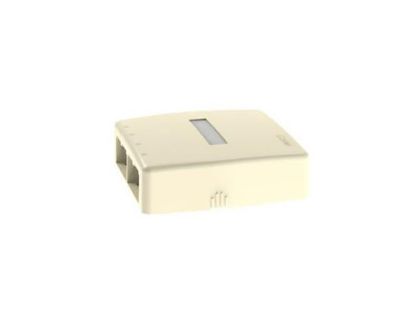 Panduit MINI-COM - Surface mount box - white - 2 ports - CBX2WH-AY