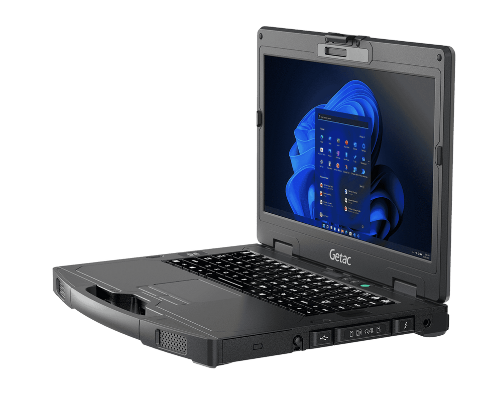 Getac S410 G4: i5-1135G7, WinHello Webcam + LF/HF RFID, Win10 Pro + 8GB RAM, 256GB PCIe SSD SR Full HD LCD TS Stylus, Membrane Backlit KBD, WIFI + BT + 4G LTE (EM7511) w/ GPS / Glonass + PT, Thunderbolt 4, 3ylw - SP2RZAQASCXX