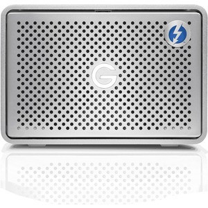 Western Digital G-RAID Removable Thunderbolt 3 20000GB Silver NA - 2 x HDD Supported - 24 TB Supported HDD Capacity - 2 x HDD Installed - 20 TB Installed HDD Capacity - Serial ATA/600 Controller0, 1, JBOD - 2 x Total Bays - HDMI - 1 USB - 0G05763-1