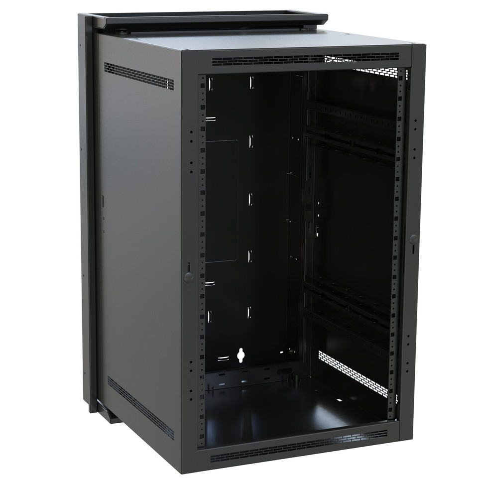 Middle Atlantic 18SP/32D WALL RACK, BLACK - DWR-18-32