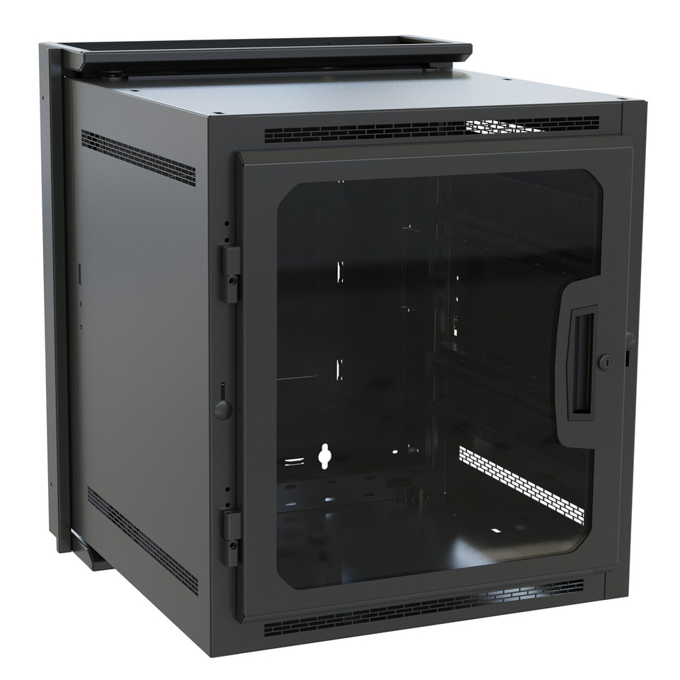 Middle Atlantic 12SP/26D WALLRK W/PLEXIDR - DWR-12-26PD