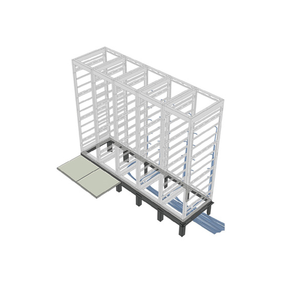 Middle Atlantic 1-BAY GRK RISER BASE, 36D - RIB-1-GRK-36B