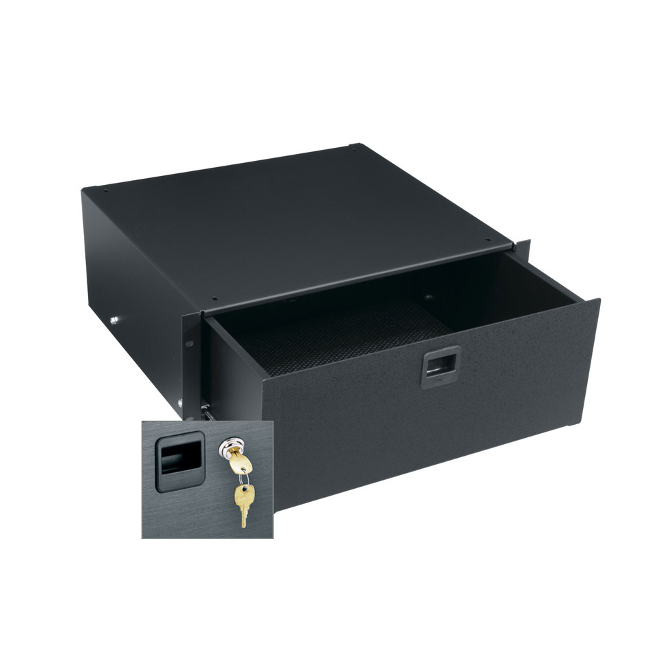Middle Atlantic 4SP TEXT. DRAWER W/LOCK - TD4LK