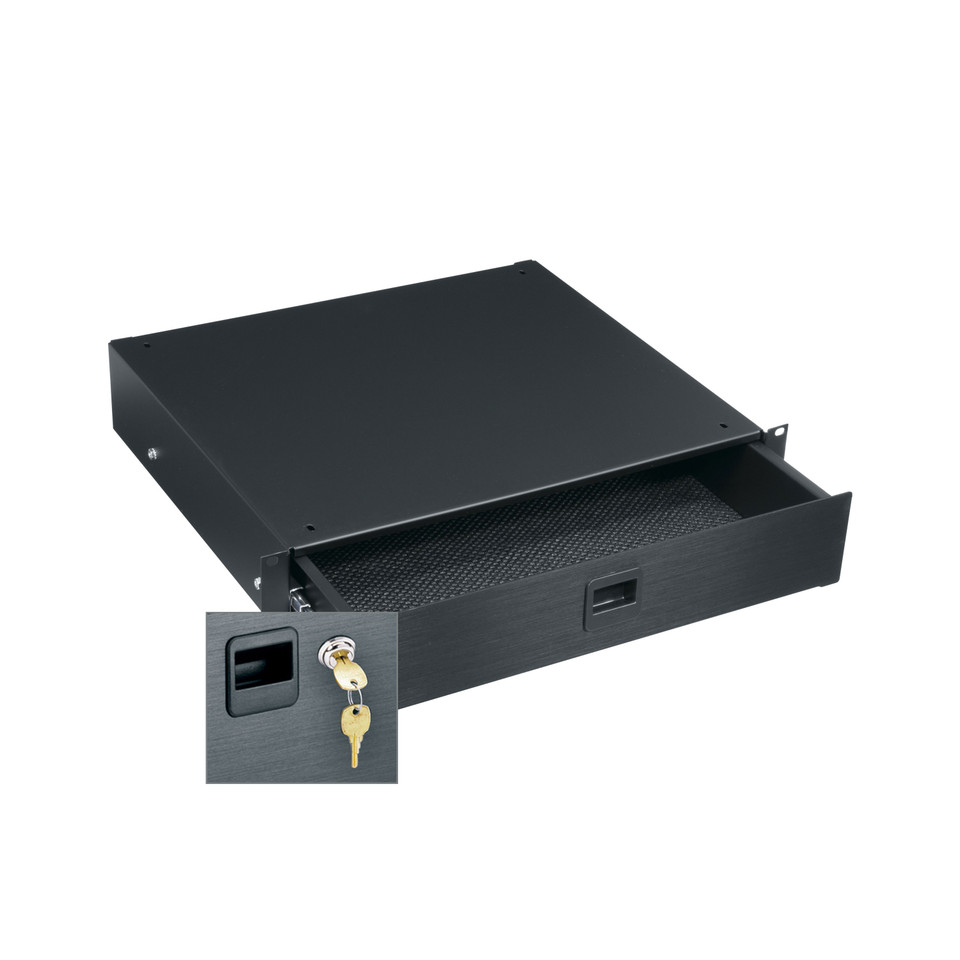 Middle Atlantic 2SP ANOD DRAWER W/LOCK - D2LK