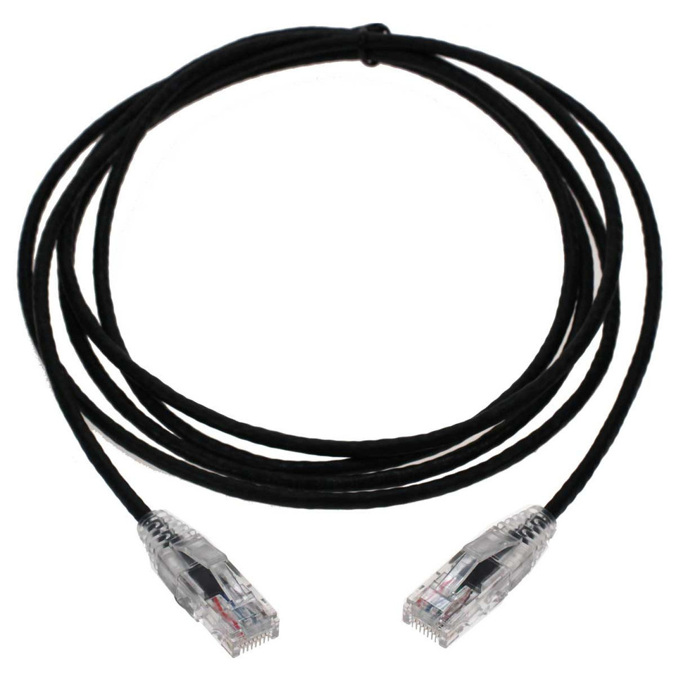 Micropac 1Ft Cat6 UTP Slim Ethernet Nw Bootd Cbl - C6S-1-WHTB