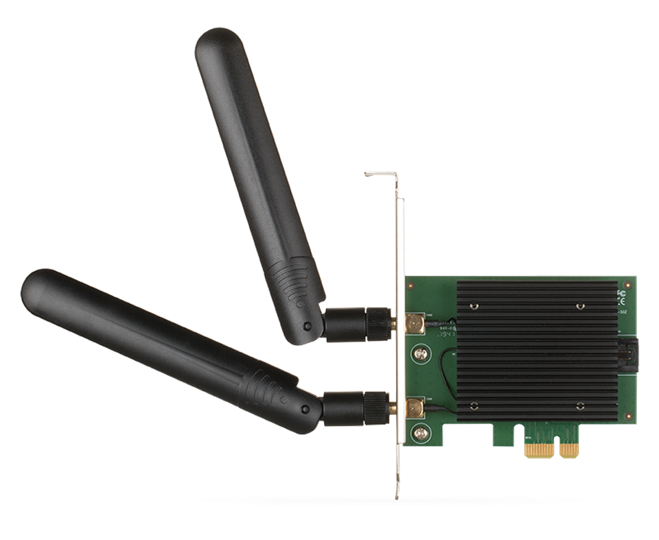 D-Link AX3000 Wi-Fi 6 PCIe Adapter with Bluetooth 5.1 - DWA-X3000