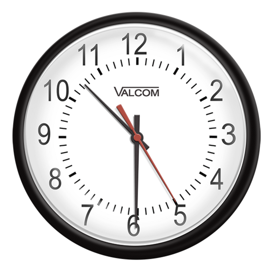 Valcom 16 Clock Double Mount Bracket, Plastic - V-Bdm16-S