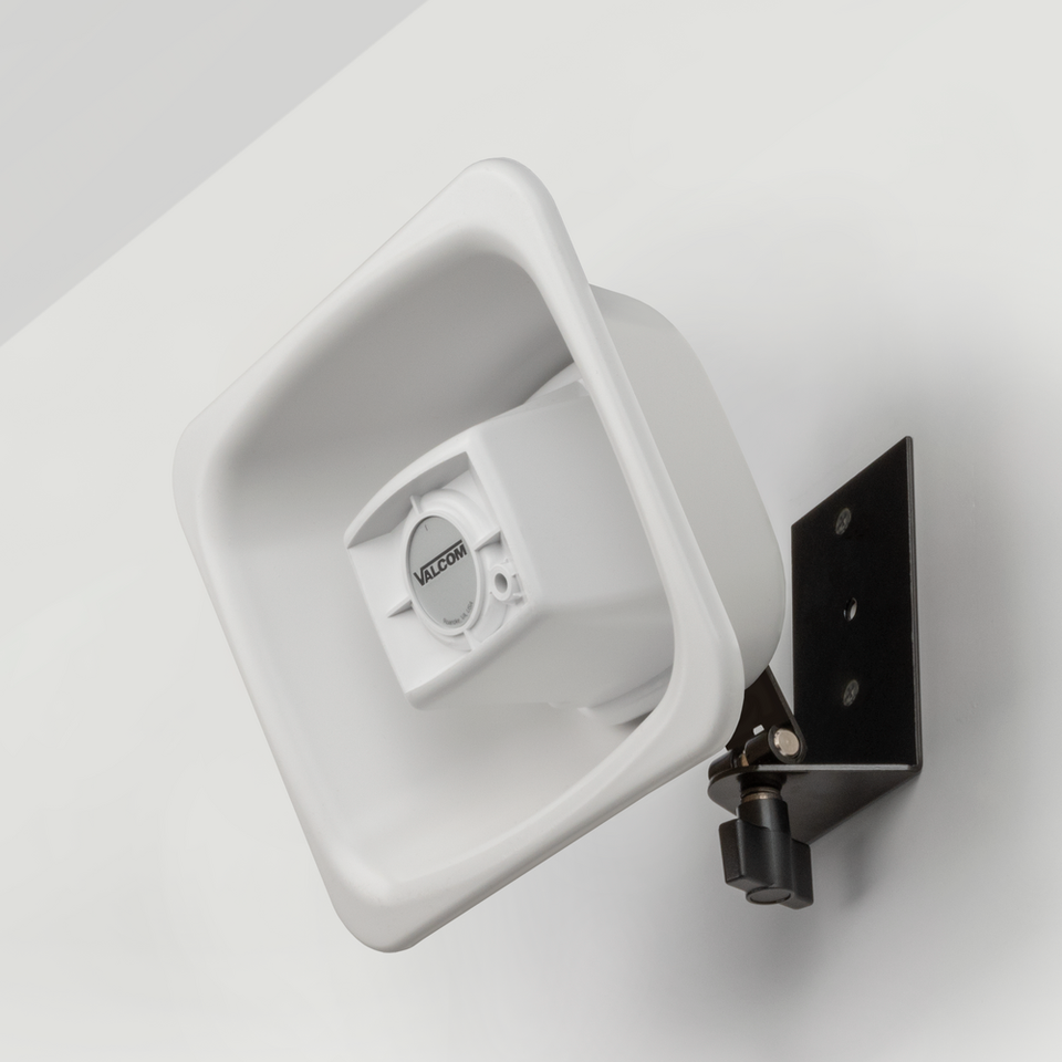 Valcom IP Flexhorn, White - Vip-480Al-W-Ic