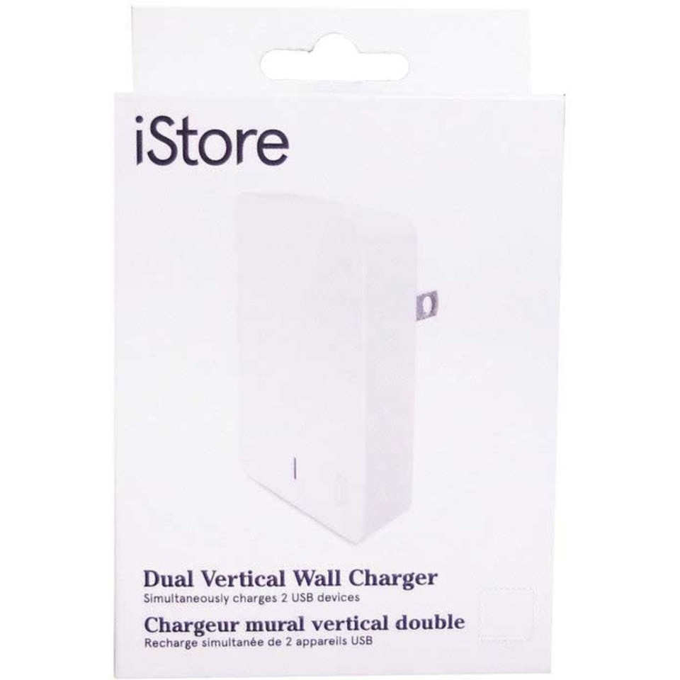 iStore Dual Vertical Wall Charger (4.8 amps) - APA755CAI iStore Dual Vertical Wall Charger (4.8 amps) - APA755CAI