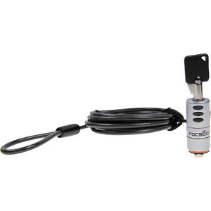 Rocstor Rocbolt Portable Security Cable With Key Lock and (2) Keys - Y10C133-B1