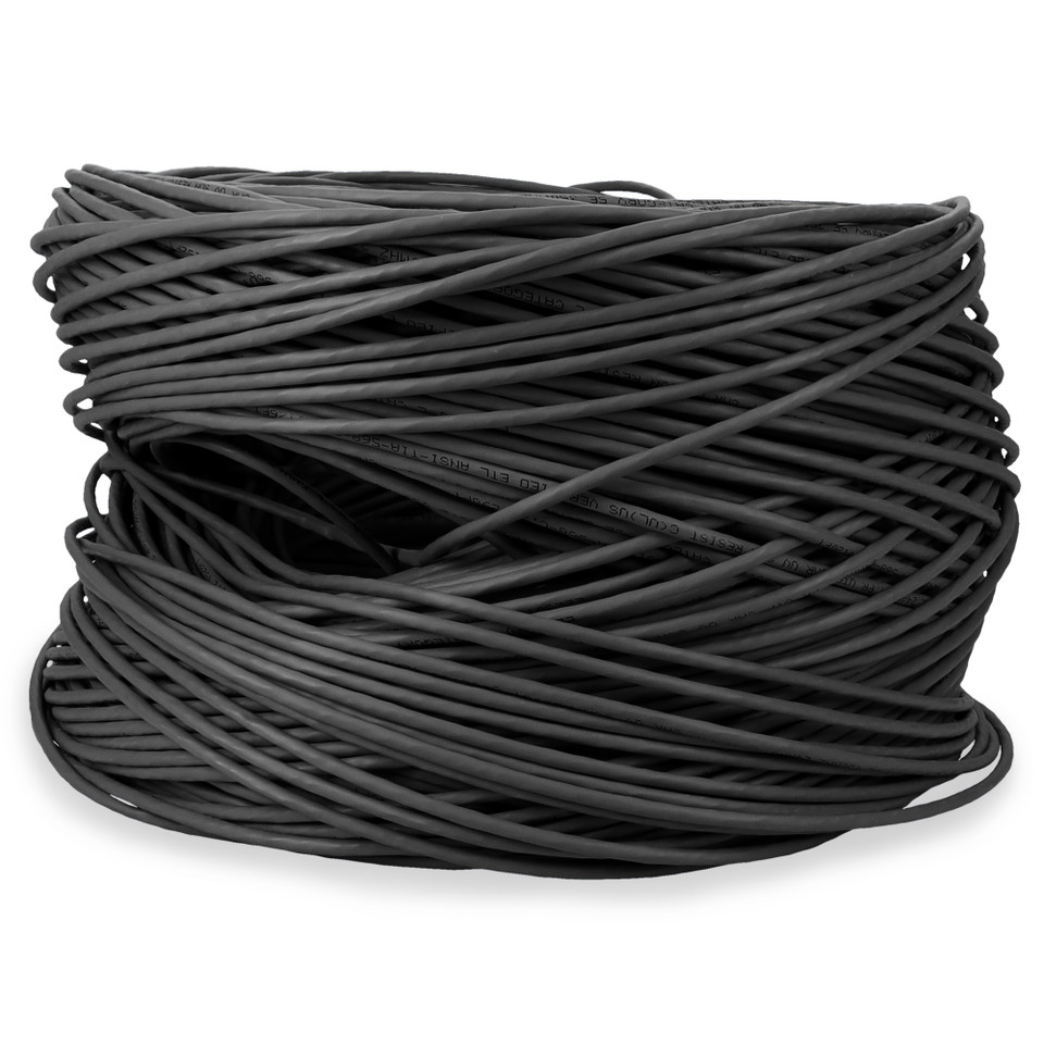 AddOn 1000ft Non-Terminated Gray Cat5e UTP PVC Copper Patch Cable - ADD-CAT5EBULK1K-GY