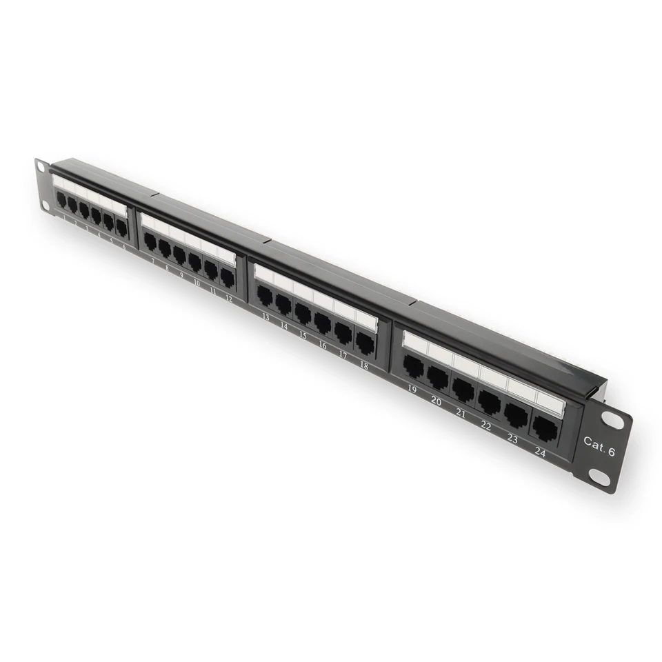 AddOn 19-INCH CAT6 24 Port Patch Panel - ADD-PPST-24P110C6