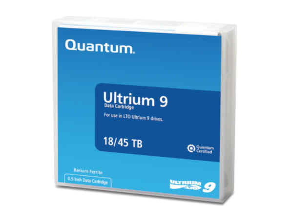 Quantum data cartridge, LTO Ultrium 9 (LTO-9), pre-labele - 101-2520D3-1A450