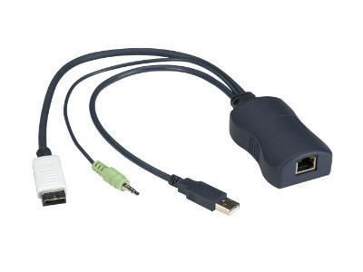 Blackbox Server Access Module - Single-Head, Displayport, Usb Hid, Audio, Catx, 45 Day Standard Return Policy - KV1408A
