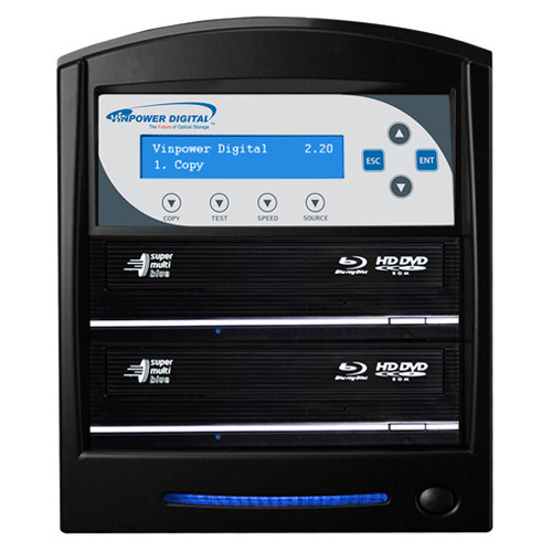 Vinpower Digital Shark Copier SATA 1 To 524Xdvd/Cd Duplicator - SHARK-S5T-BK