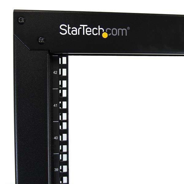 Startech 2-Post Server Rack With Casters - 42U - 2POSTRACK42