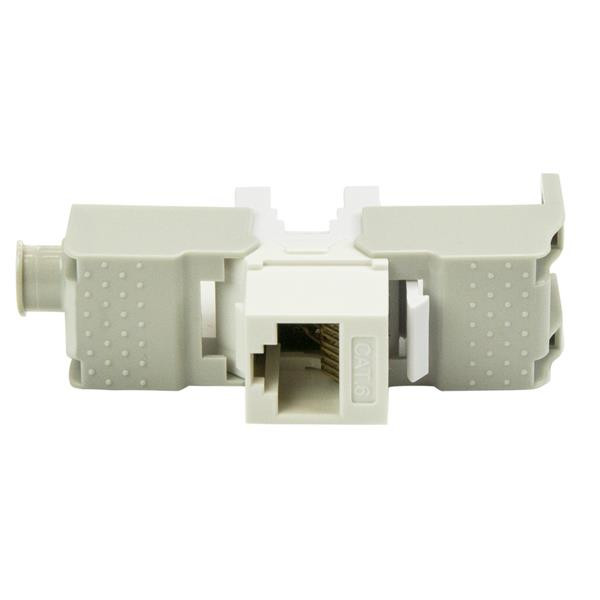 Startech Cat 6 Keystone Jack White - Tool-Less - C6KEY2WH