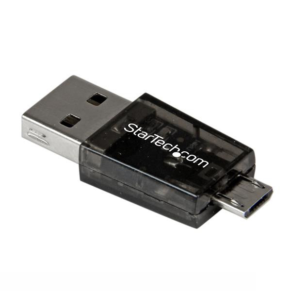 Startech Micro Sd To Micro USB / USB Otg Adapter Card Reader For Android Devices - Connect A Micro Sd Card To Your Computer Or Otg Mobile Device, Through A USB Or Micro USB Port - Card Reader For Android - Otg Adapter - MSDREADU2OTG