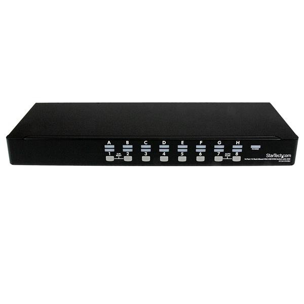 Startech 16 Port 1U Rackmount USB KVM Switch With Osd - SV1631DUSBU