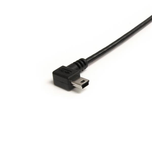 Startech 6 Ft Mini USB Cable - A To Right Angle Mini B - USB2HABM6RA