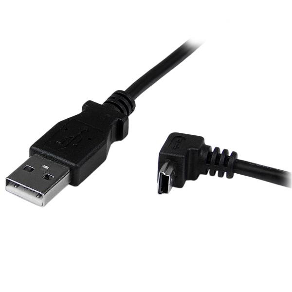Startech 2M Mini USB Cable - A To Down Angle Mini B - USBAMB2MD