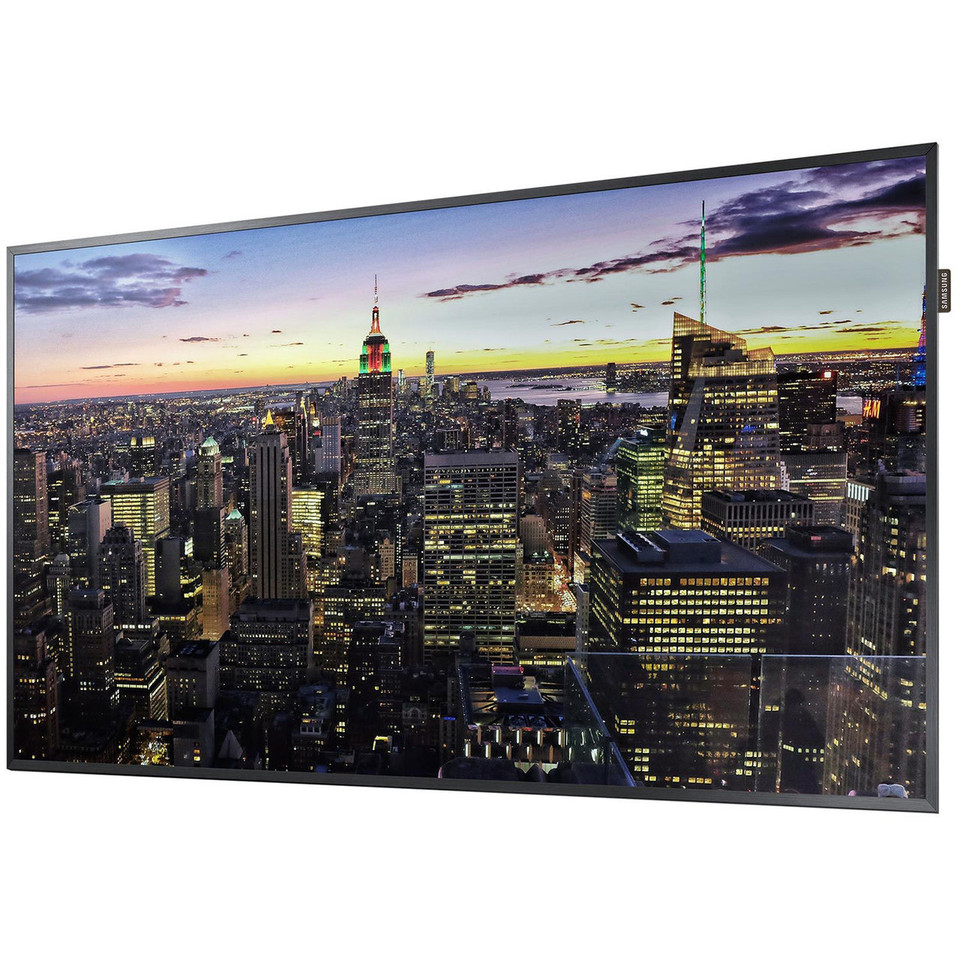 Samsung 65-Nch Temp Commercial 4K Uhd Led Lcd Display, 500 Nit - QM65R-