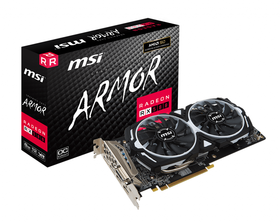 MSI Radeon RX 580 ARMOR 8G OC