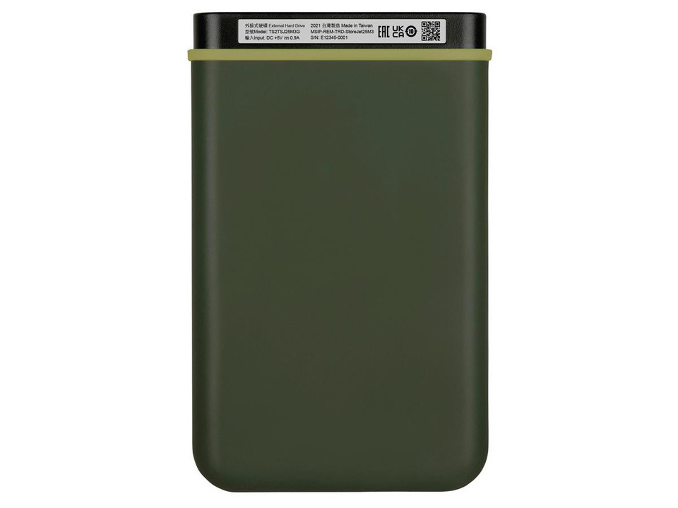 Transcend 2TB Slim Storejet2.5Inch M3G, Portable - TS2TSJ25M3G