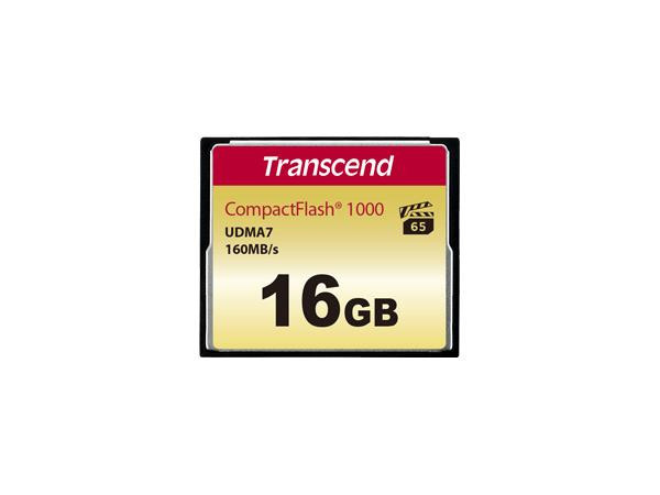 Transcend 16Gb Cf Card (1000X, Type I ) - TS16GCF1000
