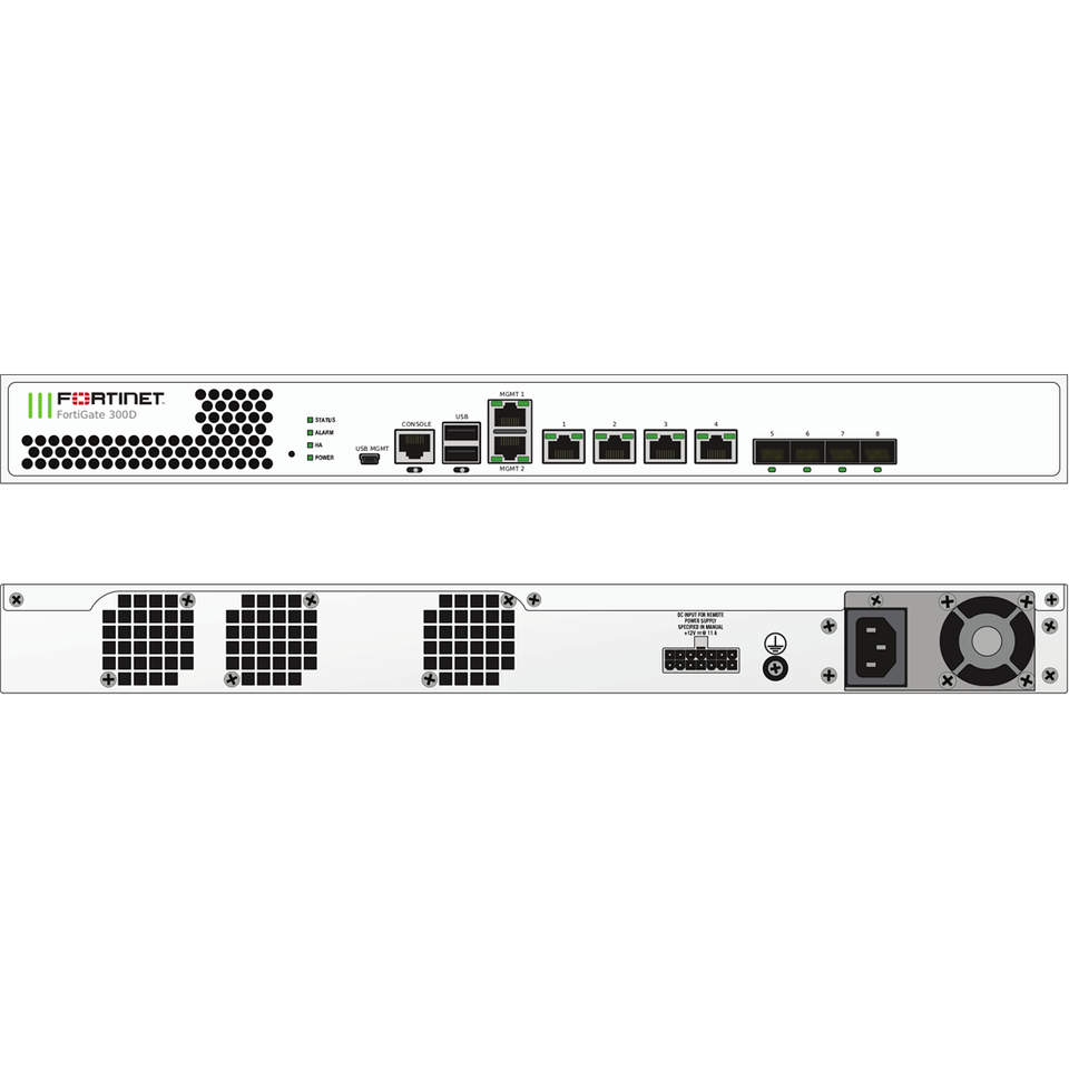 Fortinet Hardware 3 Years CSPP Threat Protection Bundle For FortiGate 300D - FG-300D-BDL-983-36