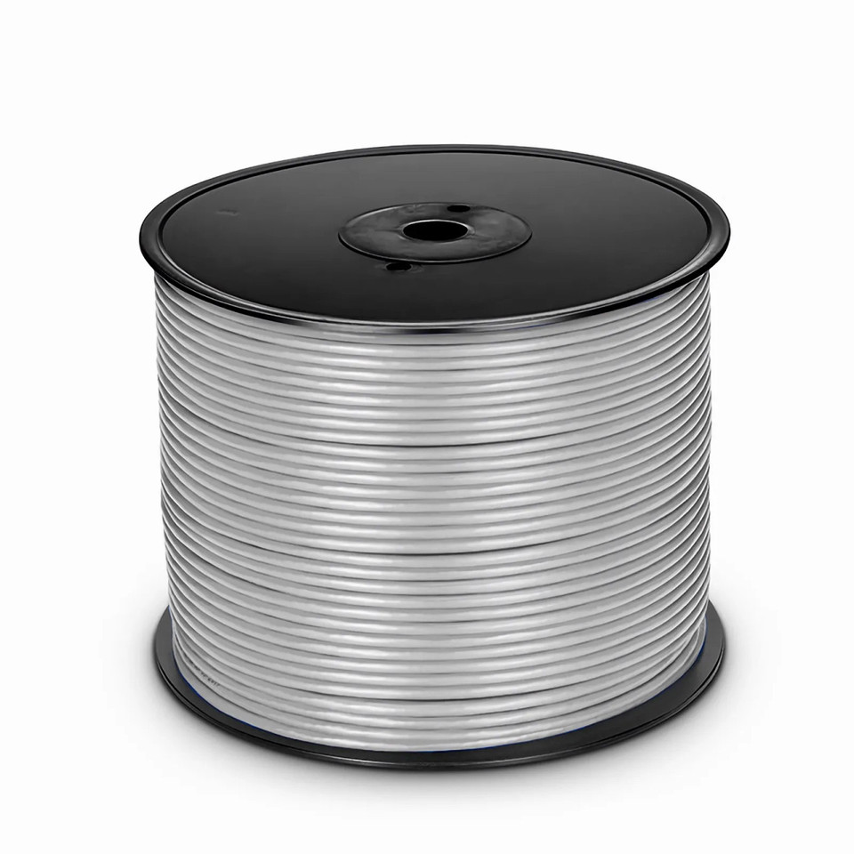 Enet CAT6 SOLID COPPER CABLE 1000FT GREY - C6-SOGY-1K-ENC