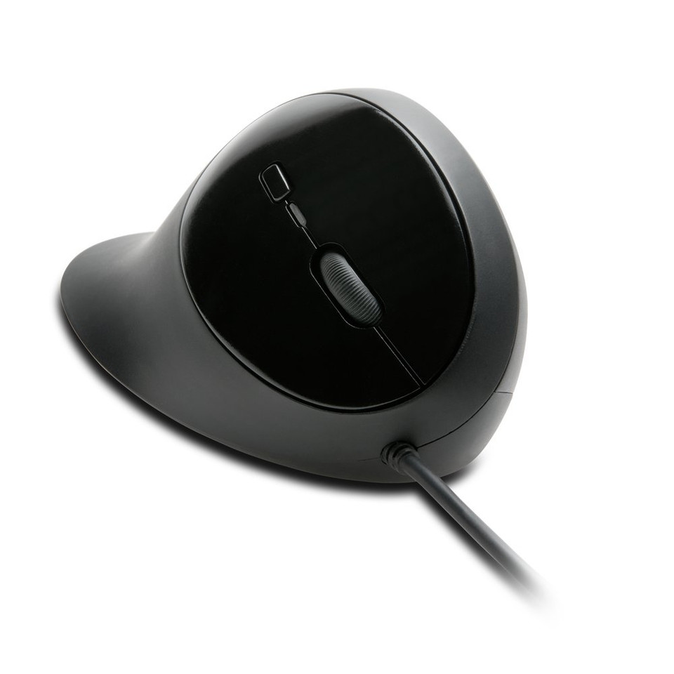 Kensington Pro Fit Ergo Wired Mouse-Black - K75403WW