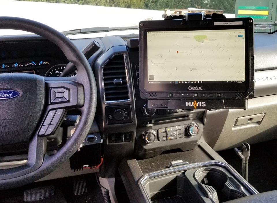 Getac K120 (Tablet) - Havis Vehicle Cradle - OHHGTC9033