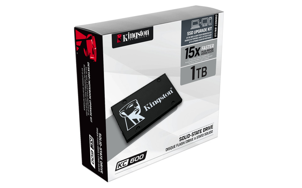 Kingston 1024G SSD KC600 SATA3 2.5 BUNDLE - SKC600B/1024G